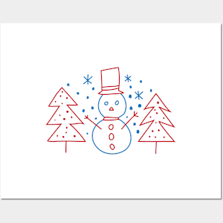 SNOWMAN Posters and Art